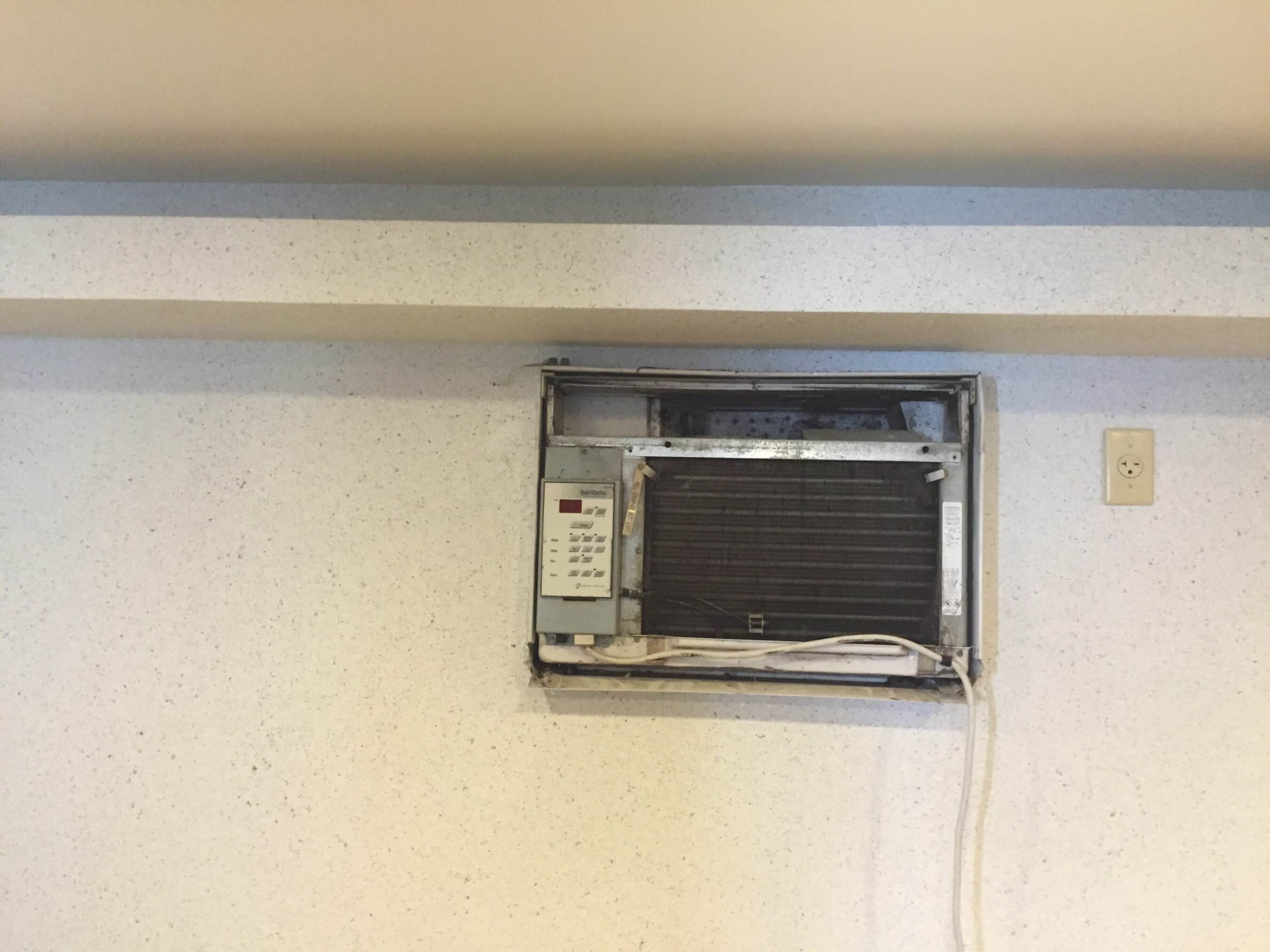 <h3>Before and After:<br>Old Conditioner replaced</h3>