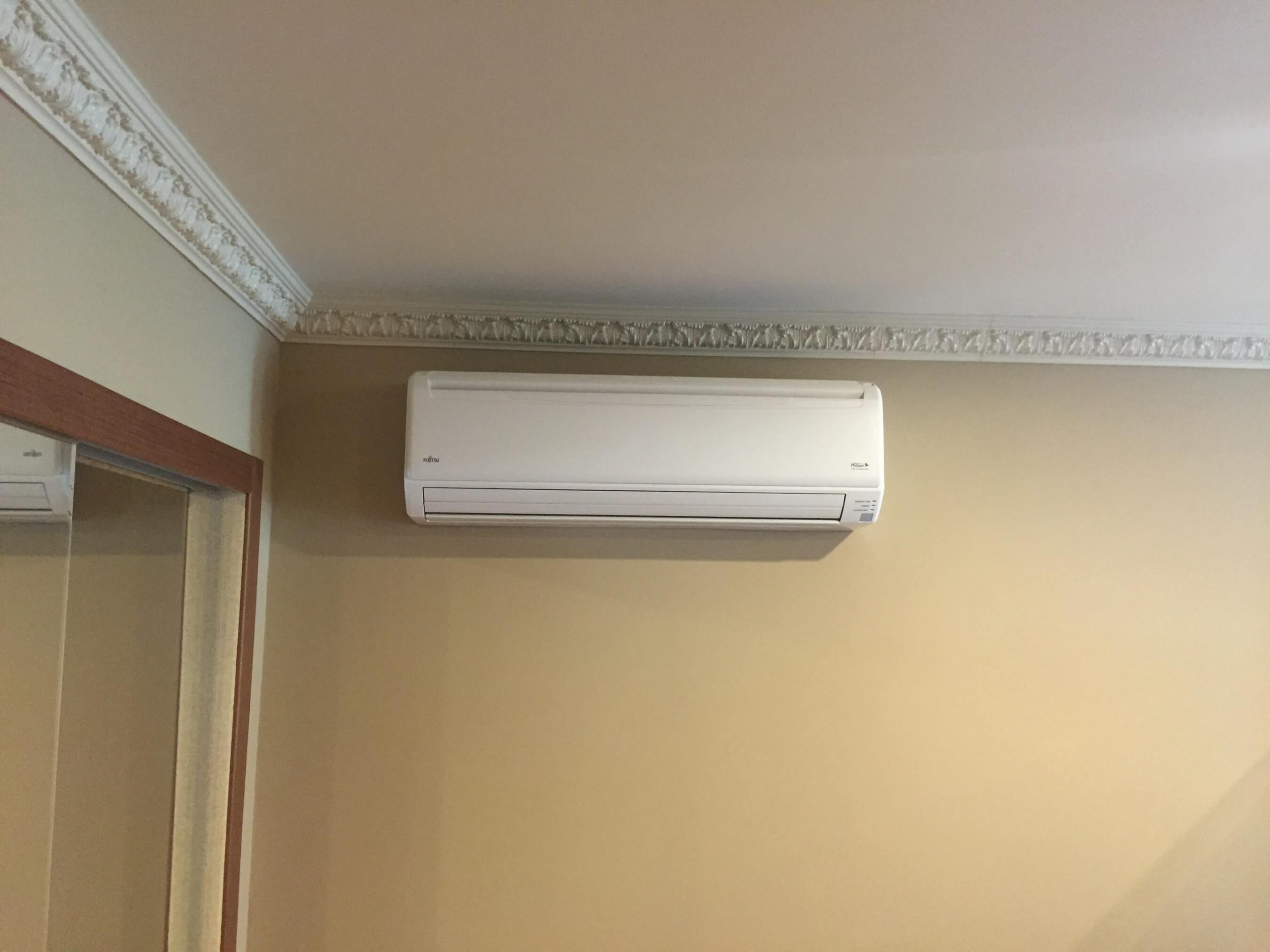 <h3>Before and After:<br>Old Conditioner replaced</h3>